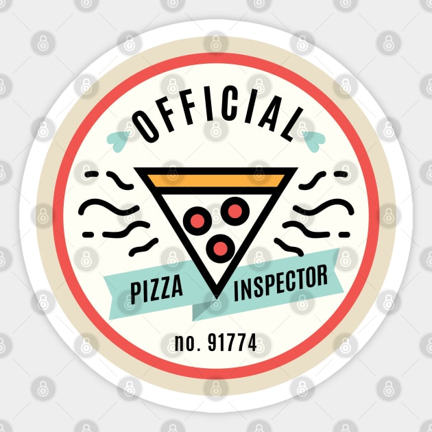 Official Pizza Inspector Sticker by KodiakMilly